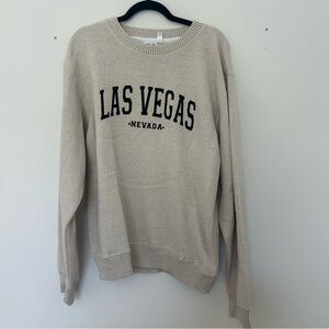Beige Las Vegas Nevada Sweater